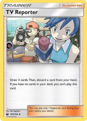 Pokemon TCG - SM - Celestial Storm - TV Reporter - 149/168