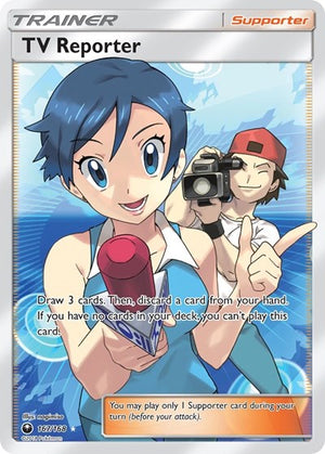Pokemon TCG - SM - Celestial Storm - TV Reporter - 167/168 - Holofoil