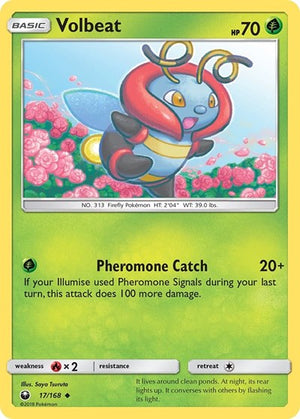 Pokemon TCG - SM - Celestial Storm - Volbeat - 17/168