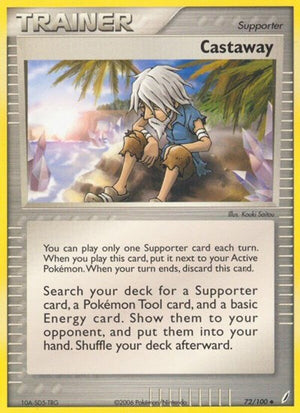 Pokemon TCG - EX Crystal Guardians - Castaway - 72/100