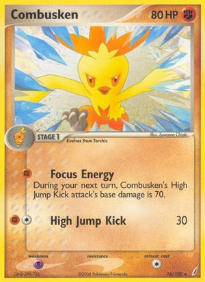 Pokemon TCG - EX Crystal Guardians - Combusken - 16/100