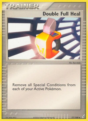 Pokemon TCG - EX Crystal Guardians - Double Full Heal - 77/100 - Reverse Holofoil