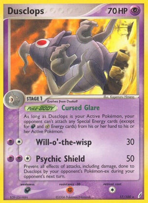 Pokemon TCG - EX Crystal Guardians - Dusclops - 17/100 - Reverse Holofoil