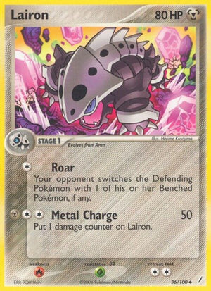 Pokemon TCG - EX Crystal Guardians - Lairon - 36/100