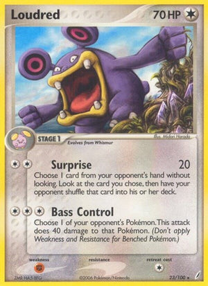 Pokemon TCG - EX Crystal Guardians - Loudred - 23/100
