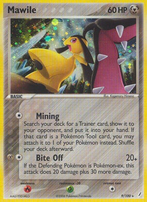 Pokemon TCG - EX Crystal Guardians - Mawile - 9/100 - Reverse Holofoil