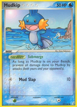 Pokemon TCG - EX Crystal Guardians - Mudkip - 57/100