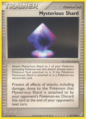 Pokemon TCG - EX Crystal Guardians - Mysterious Shard - 81/100