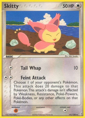 Pokemon TCG - EX Crystal Guardians - Skitty - 41/100