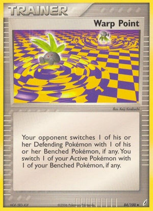 Pokemon TCG - EX Crystal Guardians - Warp Point - 84/100