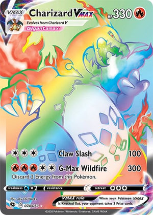 Pokemon TCG - Champion's Path - Charizard VMAX - 74/73 - Holofoil