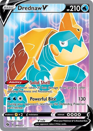 Pokemon TCG - Champion's Path - Drednaw V - 69/73 - Holofoil