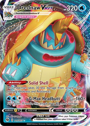 Pokemon TCG - Champion's Path - Drednaw VMAX - 15/73 - Holofoil