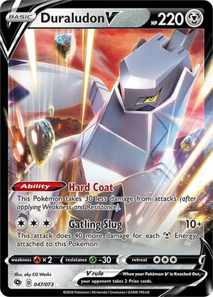Pokemon TCG - Champion's Path - Duraludon V - 47/73 - Holofoil