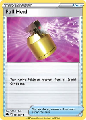 Pokemon TCG - Champion's Path - Full Heal - 51/73 - Reverse Holofoil