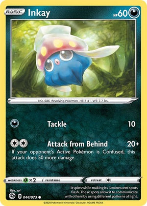 Pokemon TCG - Champion's Path - Inkay - 44/73 - Reverse Holofoil