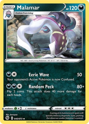 Pokemon TCG - Champion's Path - Malamar - 45/73