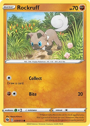 Pokemon TCG - Champion's Path - Rockruff - 29/73
