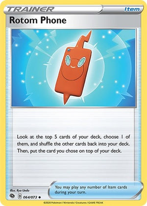 Pokemon TCG - Champion's Path - Rotom Phone - 64/73