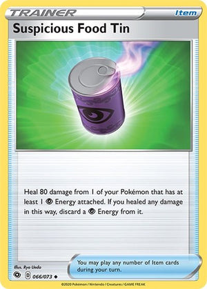 Pokemon TCG - Champion's Path - Suspicious Food Tin - 66/73