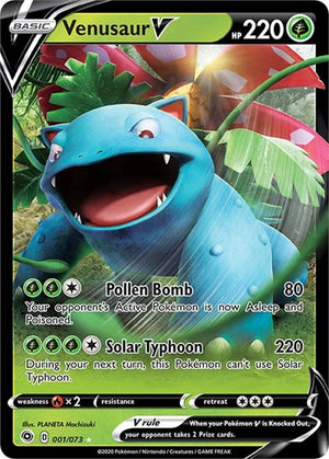 Pokemon TCG - Champion's Path - Venusaur V - 01/73 - Holofoil