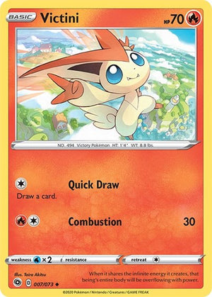 Pokemon TCG - Champion's Path - Victini - 07/73 - Reverse Holofoil
