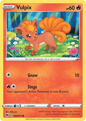 Pokemon TCG - Champion's Path - Vulpix - 06/73