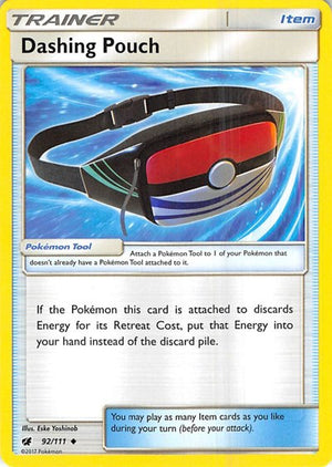 Pokemon TCG - SM - Crimson Invasion - Dashing Pouch - 92/111 - Reverse Holofoil