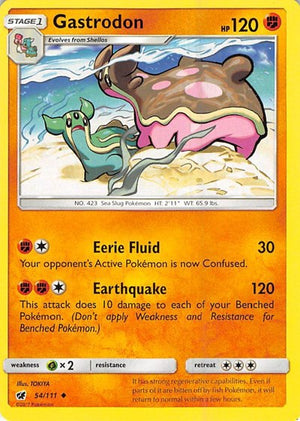 Pokemon TCG - SM - Crimson Invasion - Gastrodon - 54/111