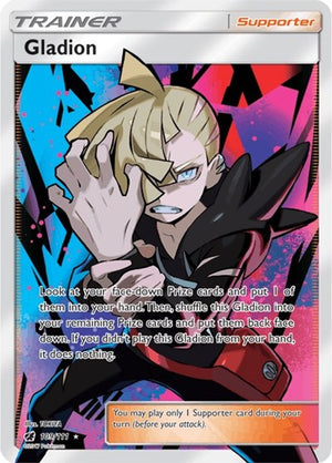 Pokemon TCG - SM - Crimson Invasion - Gladion - 109/111 - Holofoil