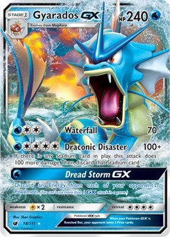 Pokemon TCG - SM - Crimson Invasion - Gyarados GX - 18/111 - Holofoil
