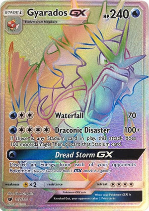 Pokemon TCG - SM - Crimson Invasion - Gyarados GX - 112/111 - Holofoil