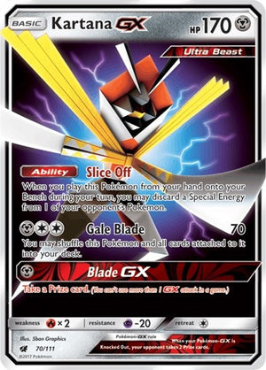 Pokemon TCG - SM - Crimson Invasion - Kartana GX - 70/111 - Holofoil