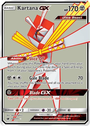 Pokemon TCG - SM - Crimson Invasion - Kartana GX - 106/111 - Holofoil