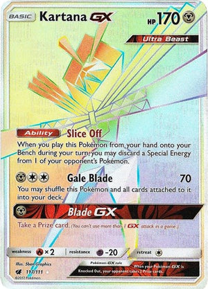 Pokemon TCG - SM - Crimson Invasion - Kartana GX - 117/111 - Holofoil