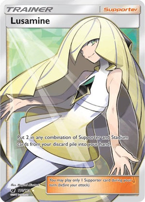 Pokemon TCG - SM - Crimson Invasion - Lusamine - 110/111 - Holofoil