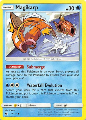 Pokemon TCG - SM - Crimson Invasion - Magikarp - 17/111 - Reverse Holofoil