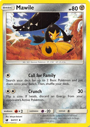 Pokemon TCG - SM - Crimson Invasion - Mawile - 64/111