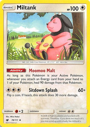 Pokemon TCG - SM - Crimson Invasion - Miltank - 78/111
