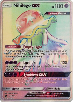 Pokemon TCG - SM - Crimson Invasion - Nihilego GX - 114/111 - Holofoil