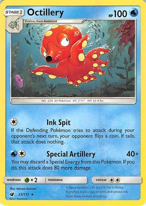 Pokemon TCG - SM - Crimson Invasion - Octillery - 23/111