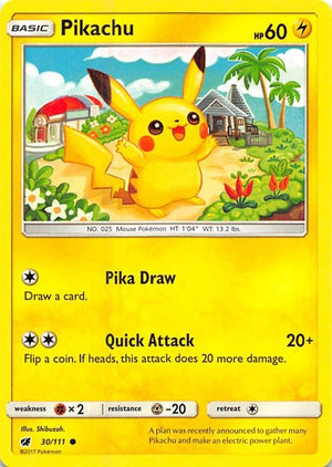 Pokemon TCG - SM - Crimson Invasion - Pikachu - 30/111