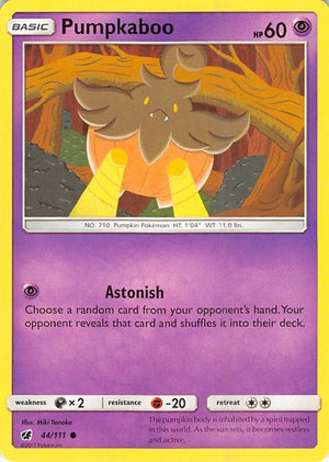 Pokemon TCG - SM - Crimson Invasion - Pumpkaboo - 44/111