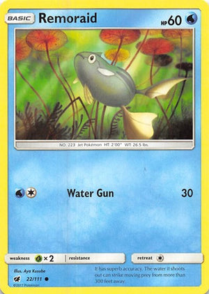Pokemon TCG - SM - Crimson Invasion - Remoraid - 22/111