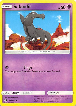 Pokemon TCG - SM - Crimson Invasion - Salandit - 46/111