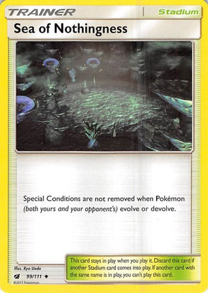 Pokemon TCG - SM - Crimson Invasion - Sea of Nothingness - 99/111 - Reverse Holofoil