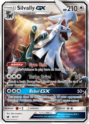 Pokemon TCG - SM - Crimson Invasion - Silvally GX - 90/111 - Holofoil