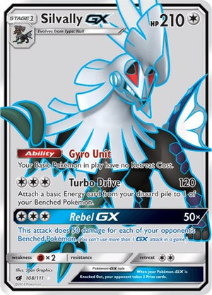 Pokemon TCG - SM - Crimson Invasion - Silvally GX - 108/111 - Holofoil