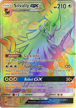 Pokemon TCG - SM - Crimson Invasion - Silvally GX - 119/111 - Holofoil