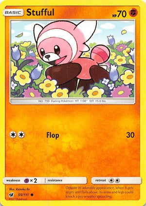 Pokemon TCG - SM - Crimson Invasion - Stufful - 55/111